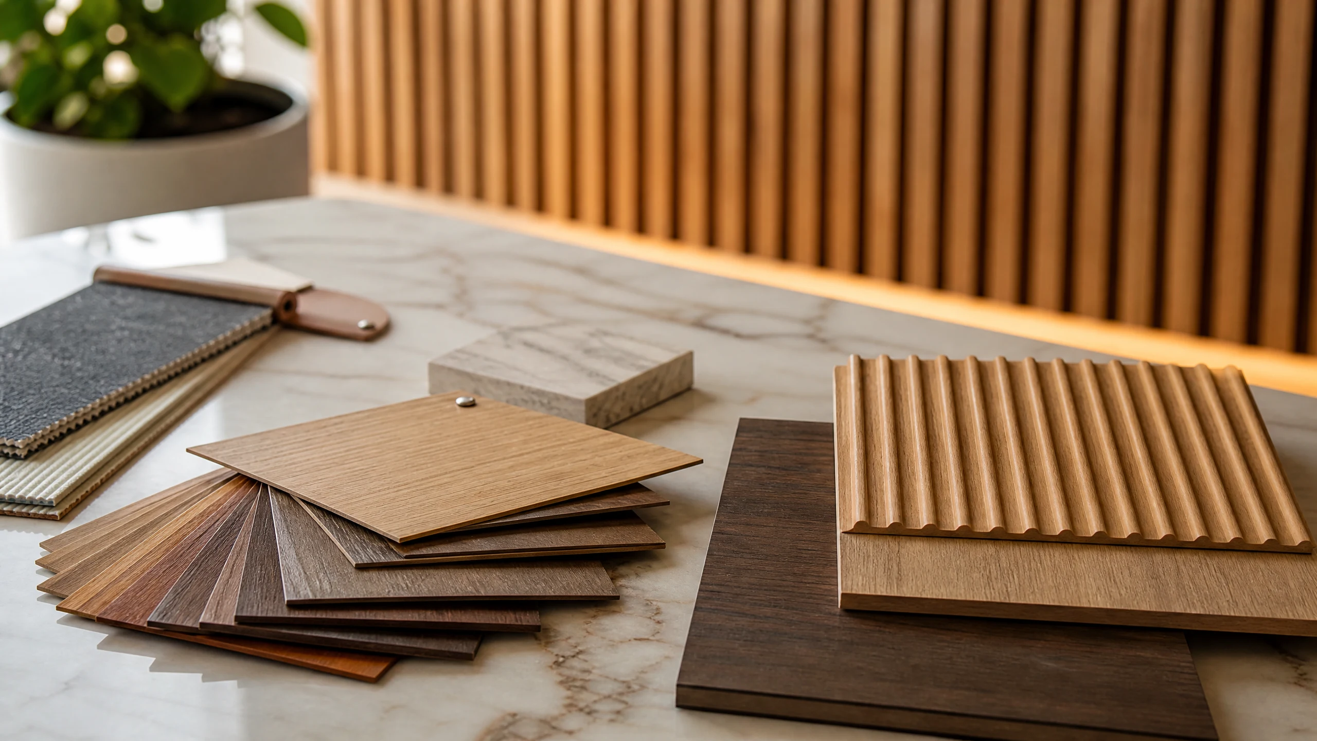 Wall samples ready for an in-home consultation